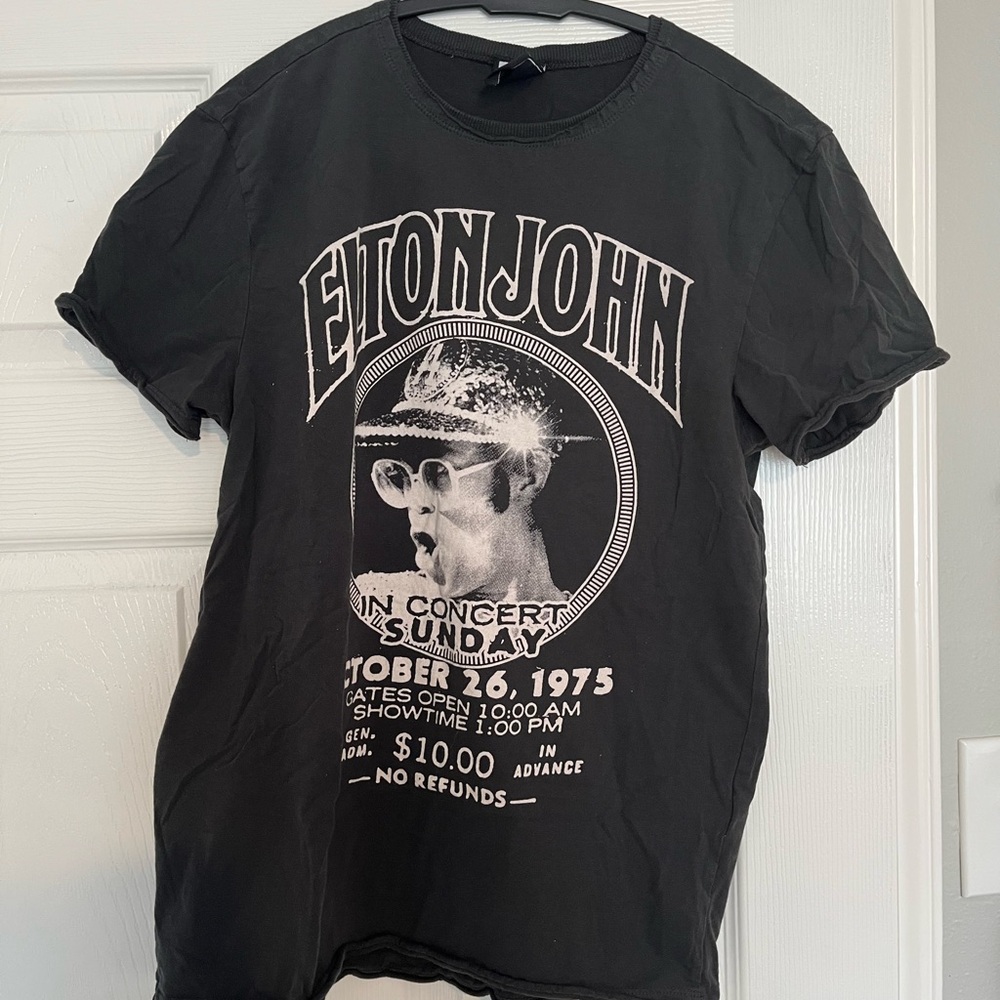 Elton John Vintage Wash Graphic Tee